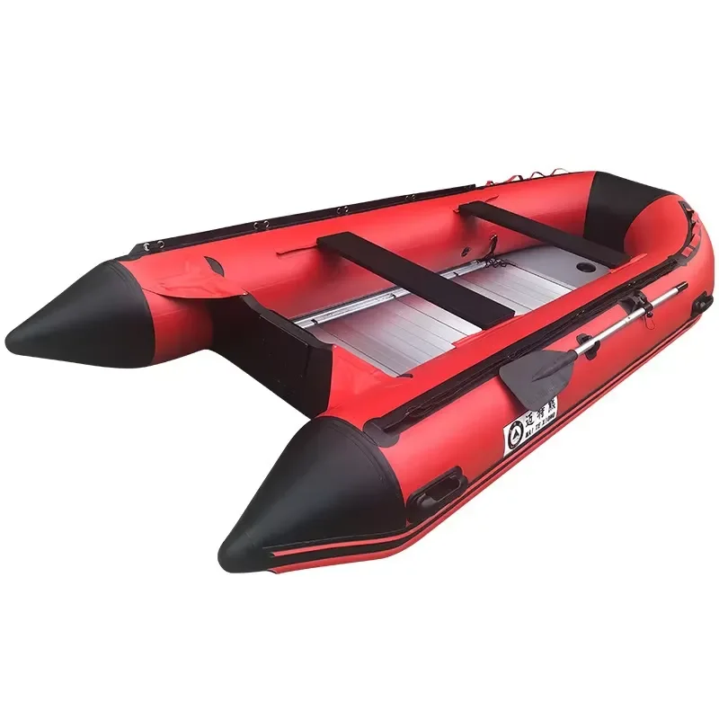 High Quality Multi-functional 4 air Chamber 1.2mm Assault Boat Inflatable Kayak Inflatable Fishing Boat Life Raft