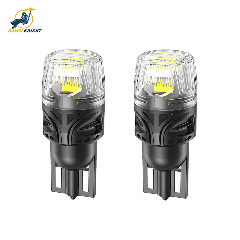 CANBUS LED 전구, 자동차 인테리어 독서 돔 조명, 폭 조명, 자동 신호 램프, CSP 8SMD, T10 W5W, 6000K, 2 개