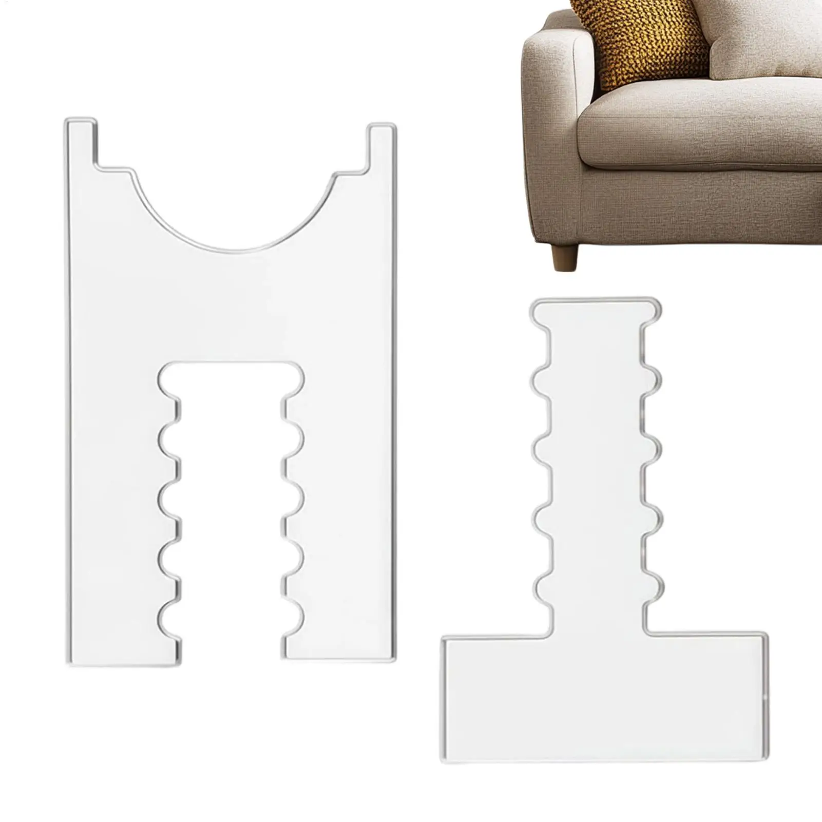 Adjustable Wall Stoppers For Couch Spacer Blocker For Furniture Headboard Wall Protectors For Sofa Dresser Nightstand Couch