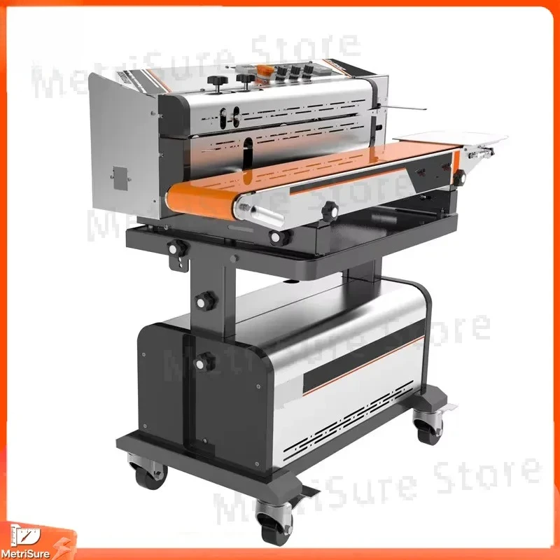 Continuous Vacuum Sealing with Nitrogen Flushing Function for Food Preservation Industrial Grade Vacuum Sealer