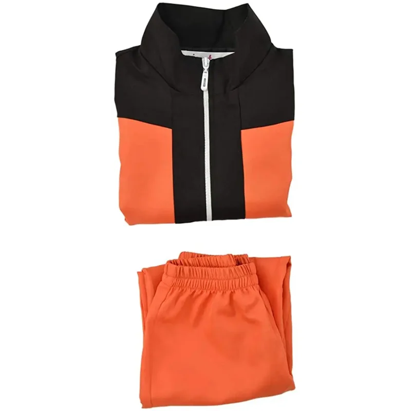 Uzumaki Cosplay Anime Costume Ninja Costume Boy Performance Costume Costume giapponese Costume da cartone animato Uzumaki Ninja Jacket Top Pa