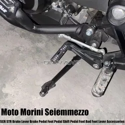 For Moto Morini Seiemmezzo SCR STR Brake Lever Brake Pedal Foot Pedal Shift Pedal Foot Rod Foot Lever Accessories