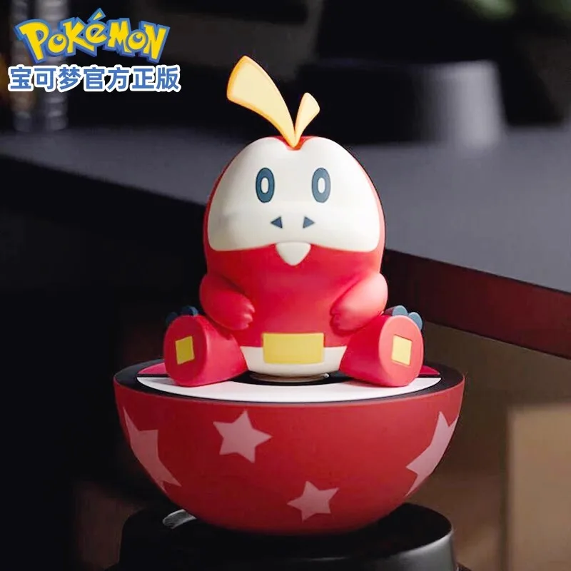 Original pokemon anime figuras pikachu gengar sprigatito sylveon quaxly fuecoco tumbler brinquedos pvc modelo kawaii coletar bonecas do miúdo