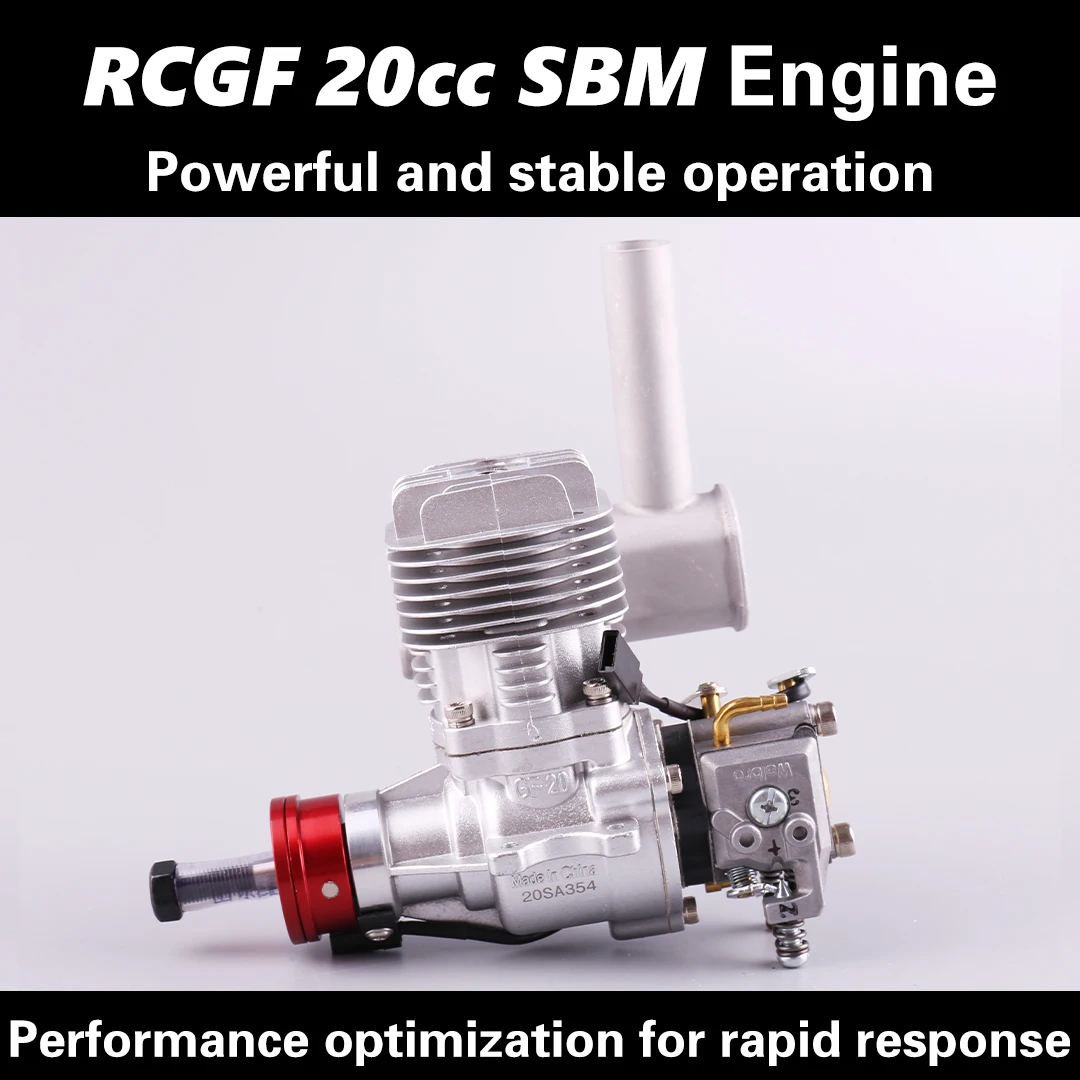 RCGF 20cc Petrol/Ga soline Engine for RC Airplane VVRC RCGF 20cc SBM Ga soline Model Engine for RC Airplane