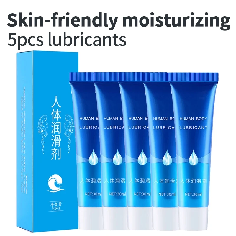 

5 pcs Water-soluble lubricant Easy To Clean for women Anal Vaginal Gay Sex Tools for Couples Silicone Sex Toy Adult lubrication