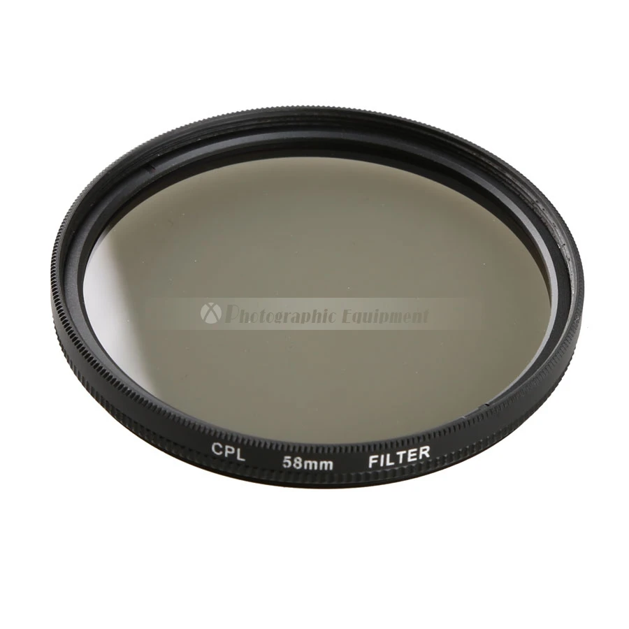 Резьбовой фильтр для объектива камеры CPL, поляризационный фильтр 37/40,5/43/46/49/52/55/58/62/67/72/77/82 мм для Canon Nikon Sony Olympus Fujifilm