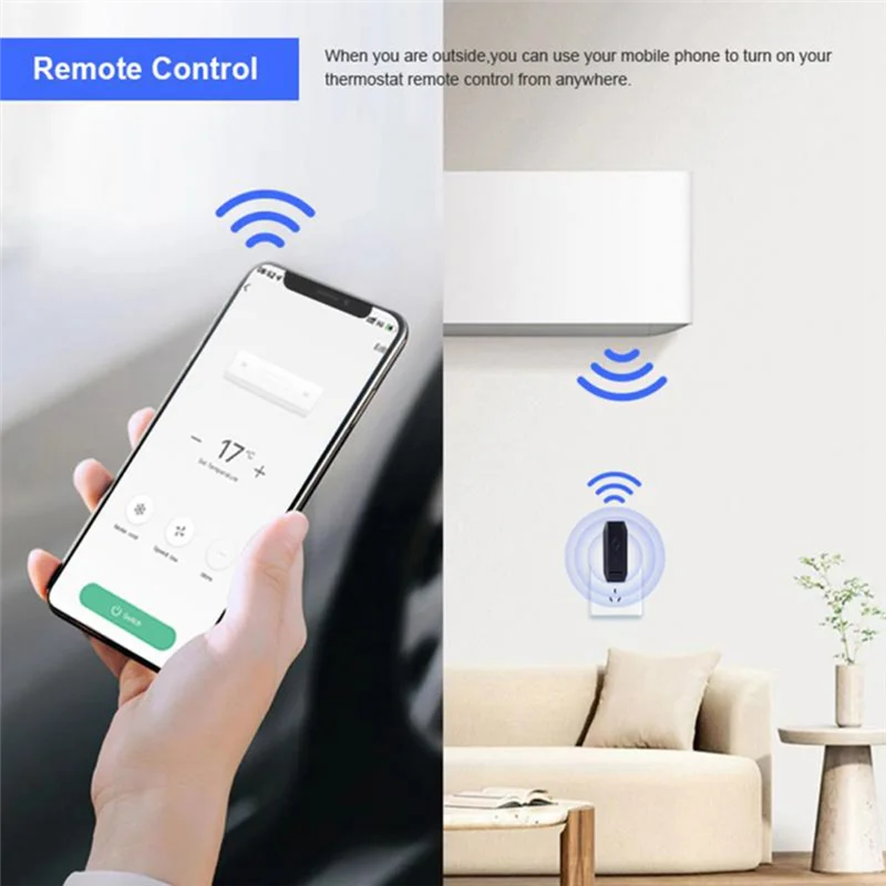 Universal Tuya Wifi IR RF Remote Control Smart APP Controller 180°Bendable for Various of IR and RF