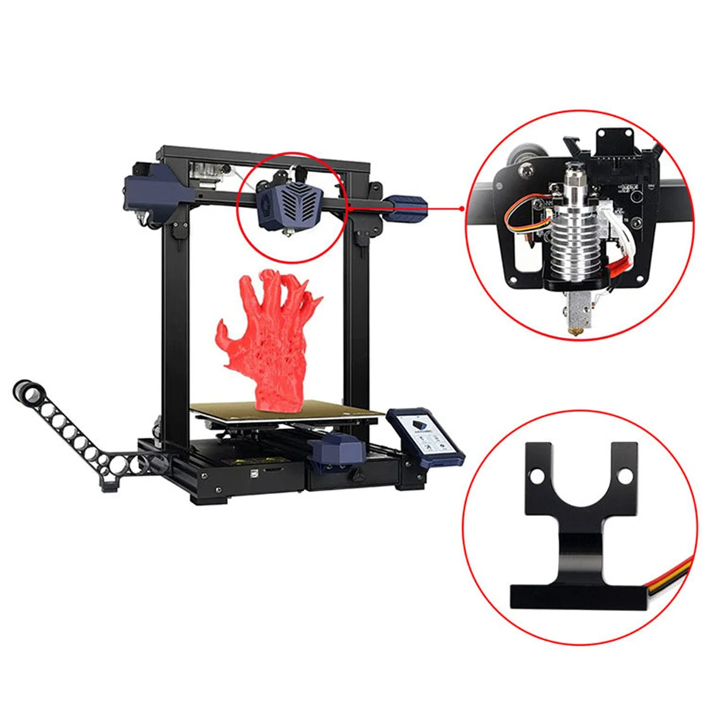 Hotend Mounting Block Kit Strain Gauge Sensor Spare Parts Automatic Leveling for Anycubic Vyperr E Kobra 3D Printer Accessories