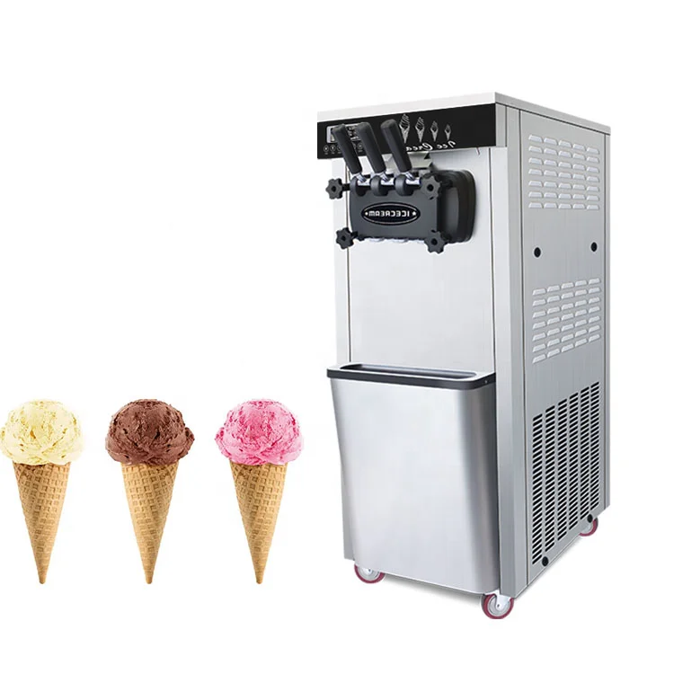 

Commercial Table Top Vertical 3 5 7 Flavors Soft Ice Cream Machine Stainless Steel Soft Ice Cream Maker Slush Machine