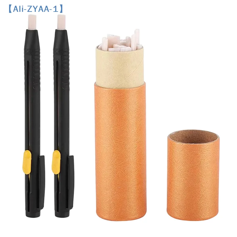 【ZYAA-1】2 Stifte + 20 Premium-Nachfüllungen, Kreidestift, Patchwork-Stoffmarkerstifte, die sich auflösen, für DIY-Basteln und Nähen