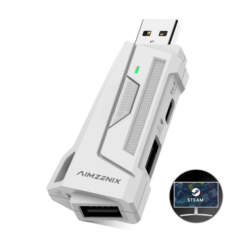 

Aimzenix AX200 PC Gaming K&M Converter/Adapter, App Customization, 1000Hz Reporting Rate