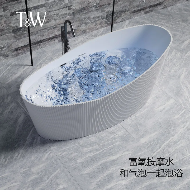 Home Jacuzzi Smart Bubble Massage Surfen Kunststein Massage Doppelbad