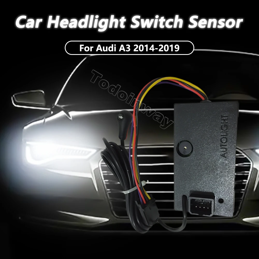 Auto Headlight Switch Fog Lamp Module Car Light Button Sensor for Audi A3 8V 2014-2019 For VW passat b8 magotan 2017 accessories