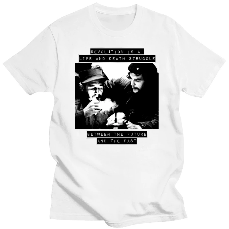 Fidel Castro Che Guevara  T-shirt Communist Soviet BLM Black Lives Cool Short Sleeve Men T Shirt Men Short Sleeve Tee