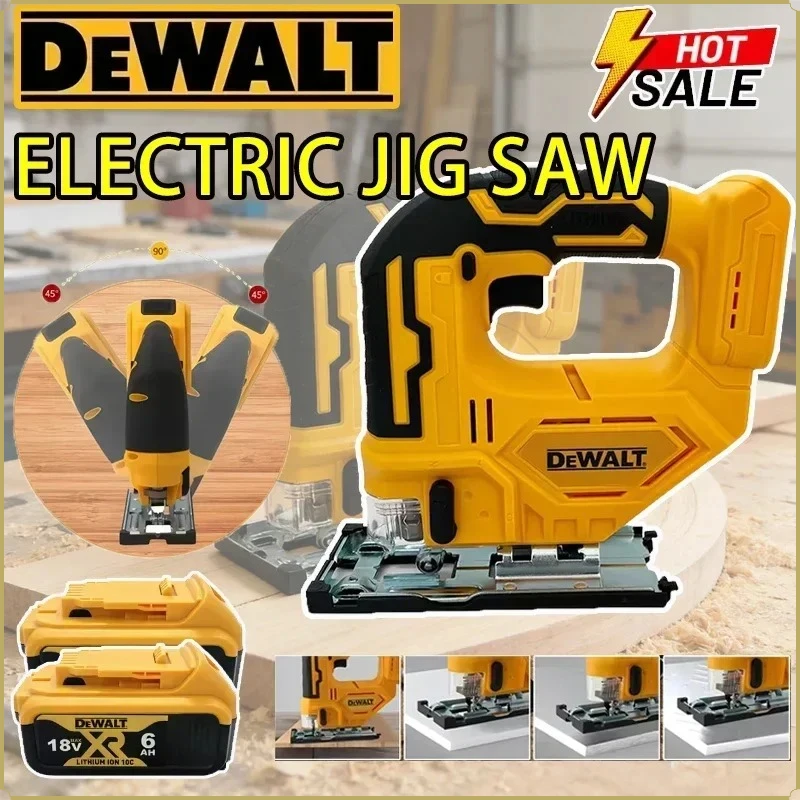 

Dewalt Brushless Curve Saw Cordless Electric Jig Saw Portable Multifunction Adjustable Woodworking Power Tool For Dewalt Battery
