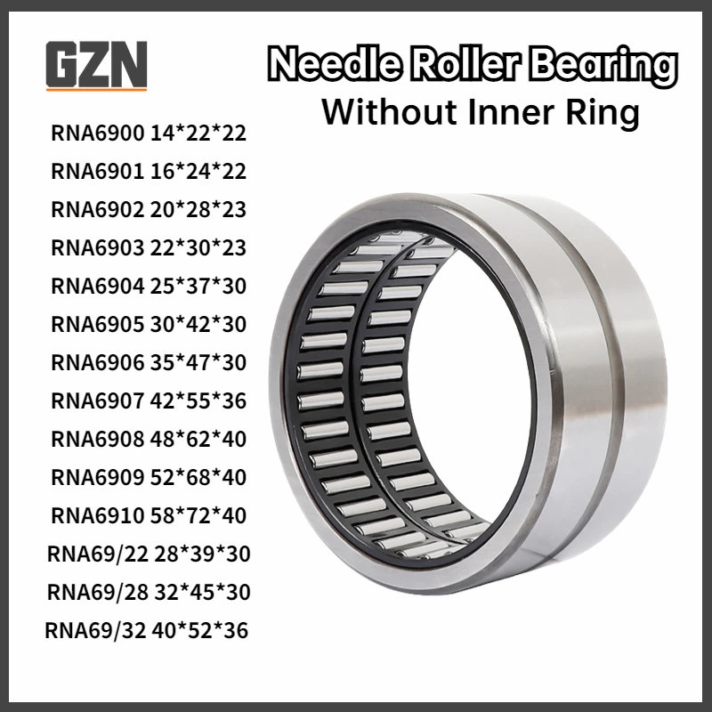 1PCS Needle Roller Bearing RNA6900 6901 6902 6903 6904 Inner Diameter 14 16 20 22 25 28 30 32 35 40 42 48 52 mm