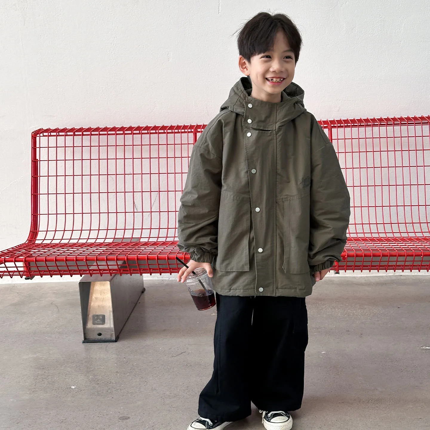Children's Winter Clothing Boys' Jacket Padded Thickened 2025 Kids' Winter Casual Boys' Hooded Cotton Jacket