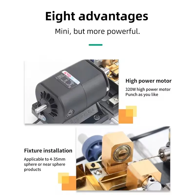 النجارة مخرطة الخرز آلة قوة صغيرة مخرطة الخشب لتقوم بها بنفسك طحن تلميع الخرز متعددة الوظائف الدورية مركز تحول مخرطة #3