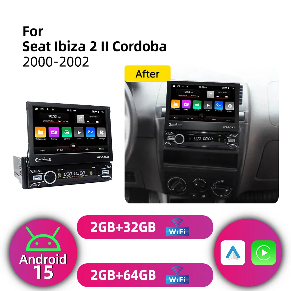For Seat Ibiza 2 II Cordoba 2000-2002 7