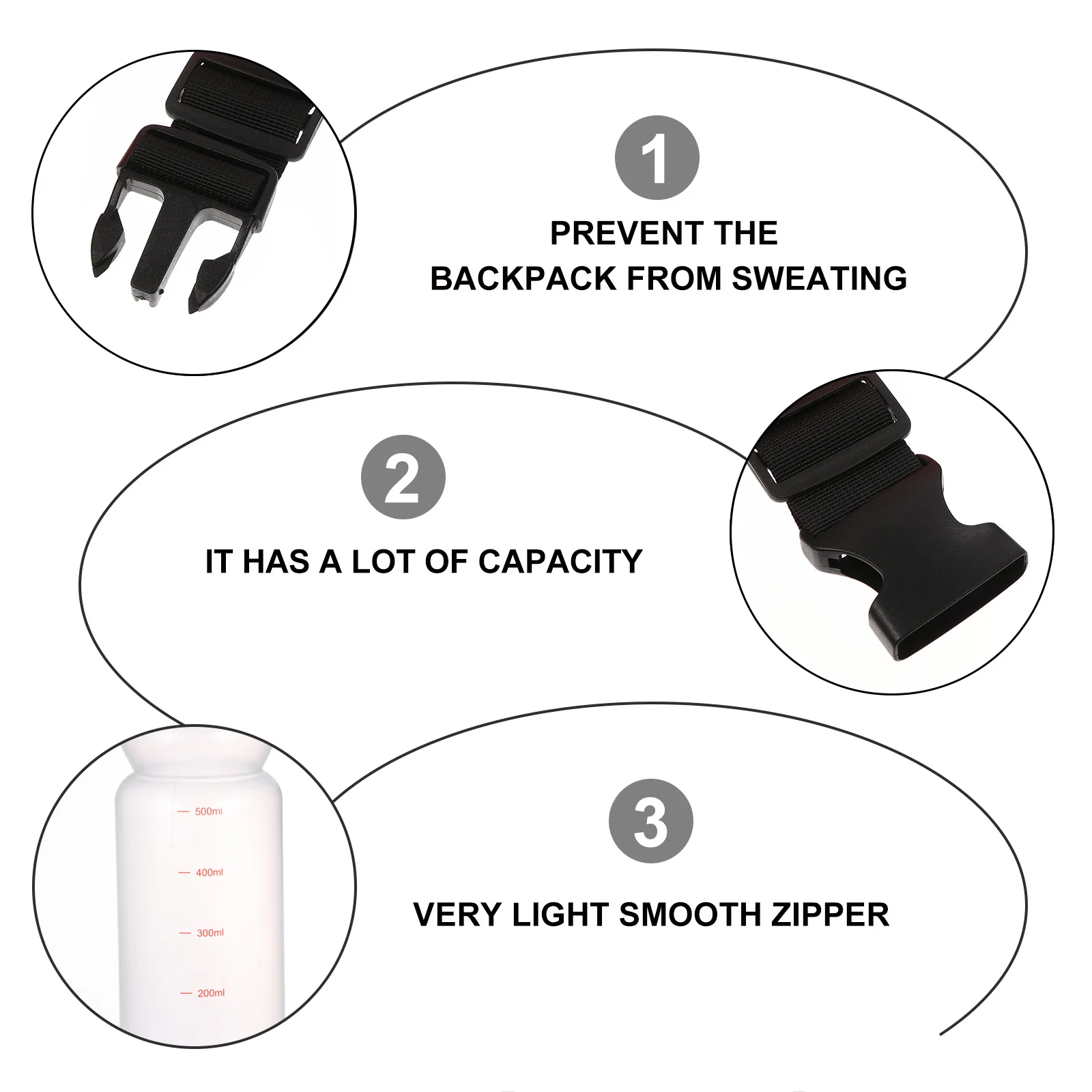 حزمة خصر متعددة الوظائف مقاومة للماء وخفيفة الوزن ومريحة للجري والرياضات الخارجية والسفر وهاتف ذو سعة كبيرة