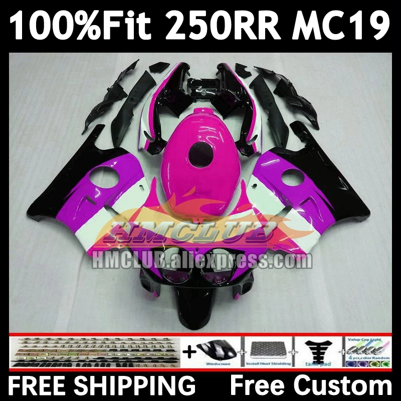 Injection Body For HONDA CBR 250RR 250R 250 RR CC repsol rose 88 89 96No.194 CBR250 RR MC19 MC 19 CBR250RR 1988 1989 OEM Fairing