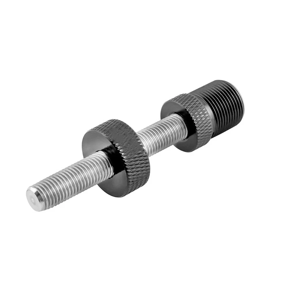 Anti-Loosening Bike Bottom Bracket Auxiliary Rod Stainless Steel Square Hole Repairs Tool Thumbs Screw Remover  Black