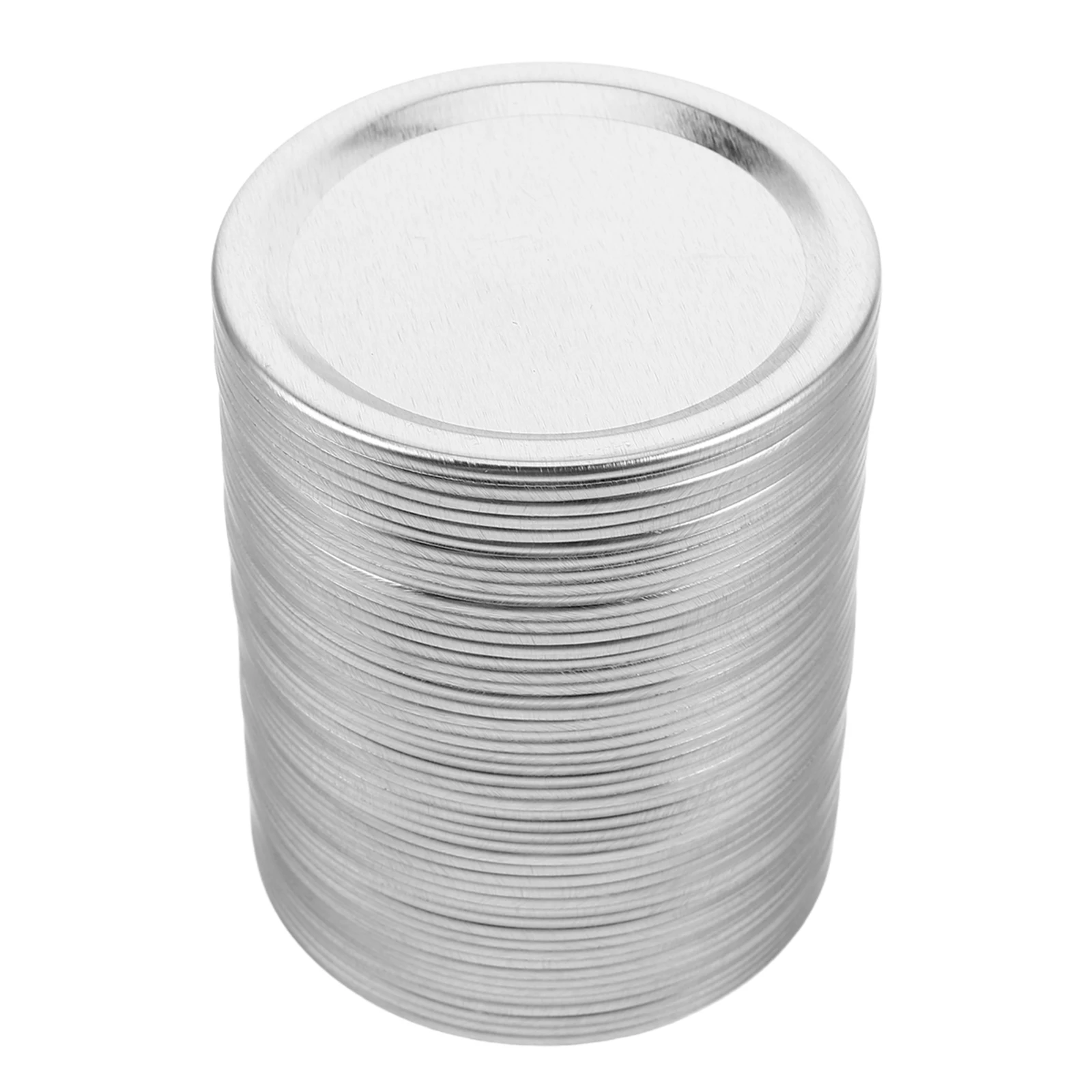 

50Pcs Mason Jar Lids Split Type Tinplate Wide Mouth Canning Jar Covers Airtight Storage Caps Split-Type Canning Lids