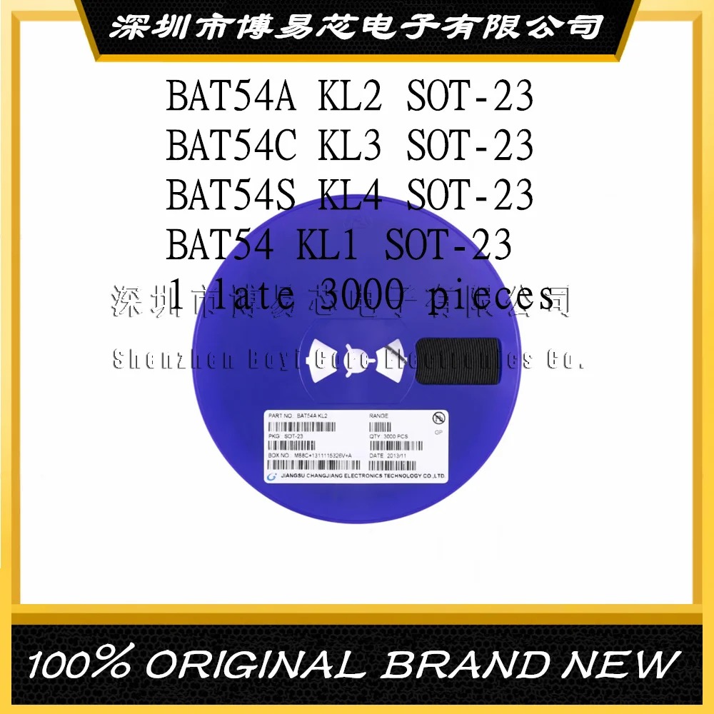 

New BAT54A KL2 BAT54C KL3 BAT54S KL4 SOT-23