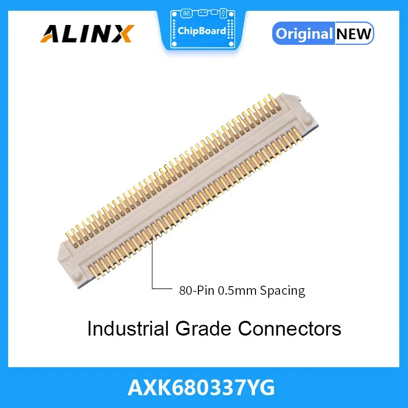 ALINX-Feminino Board-Board Conectores, espaçamento de 0,5 milímetros, 80-pin Grade Industrial, AXK680337YG: Panasonic