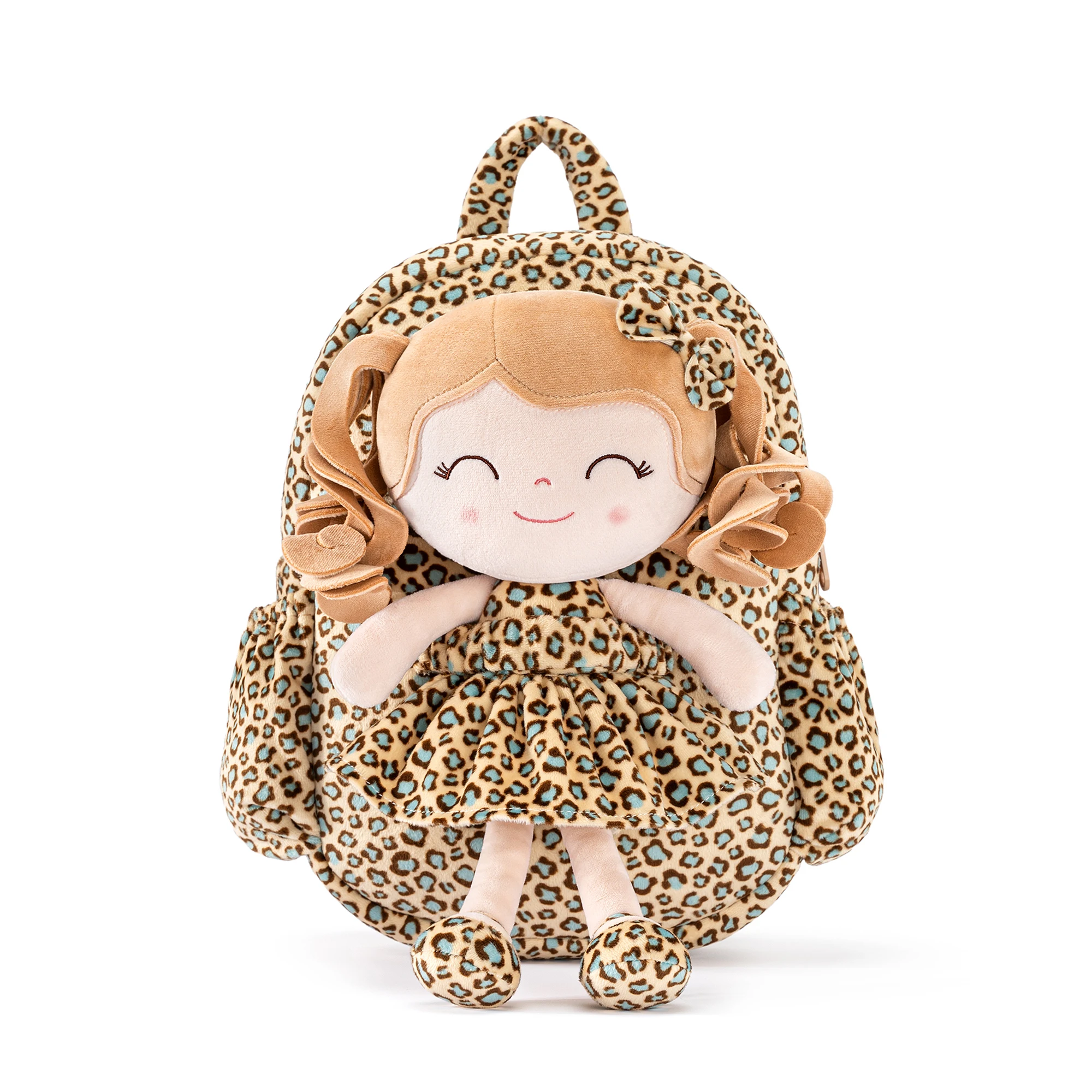 Gloveleya กระเป๋าเป้สะพายหลัง Plush กระเป๋าเป้สะพายหลังเด็กทารกกระเป๋าเด็กวัยหัดเดินกระเป๋าเป้สะพายหลังนุ่ม, กระเป๋าเป้สะพายหลังเด็กสําหรับอาบน้ําเด็กของขวัญเด็กผู้หญิง