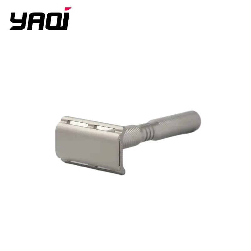 YAQI Safety Razor Ghost Titanium Lightweight for Smooth Shaving 2026 Flash Sale！Multiple Thread Pattern