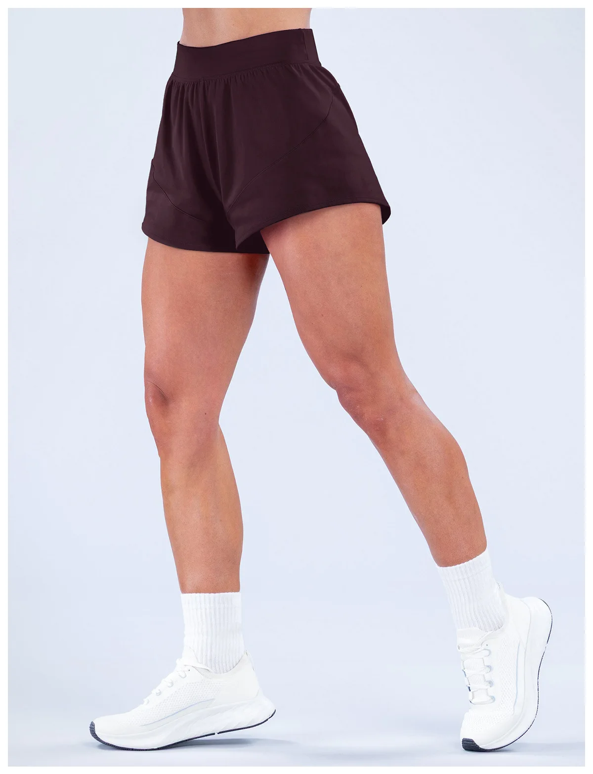 Origin Training Shorts Damen Hochgeschnittener Bund Sportshorts Yoga-Bekleidung Pilates Fitness Workout-Kleidung Laufshorts – Detail 11