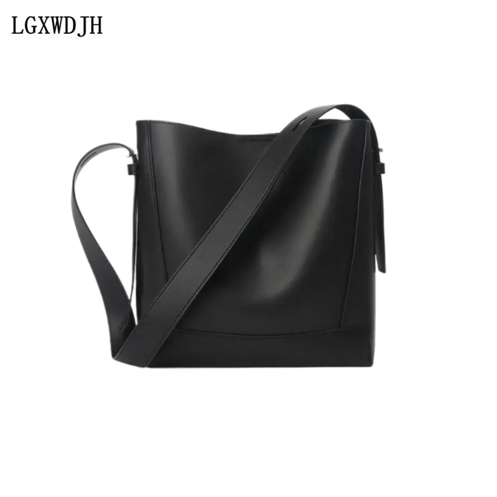 

Urban Simple All-match Commute Women Shoulder bag Large-capacity high-level exquisite Crossbody bag Multi-functional bucket bag