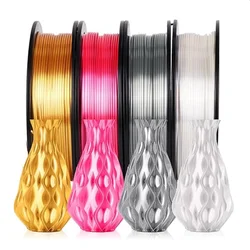 200G EasyThreed 3D Printer Filament PLA 1.75mm Silk Filament PLA Tricolor 3D Printing Material Dual Color Filament Color Change