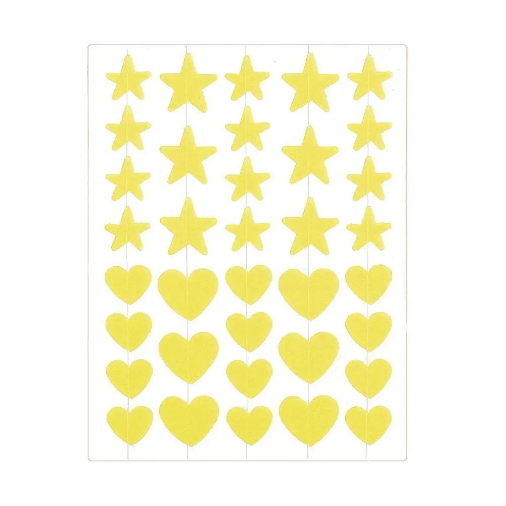 Star Heart Pimple Patch Acne Star Treatment Pimple Remover Tool Colorful Invisible Concealer Waterproof Facial Mask Skin Care