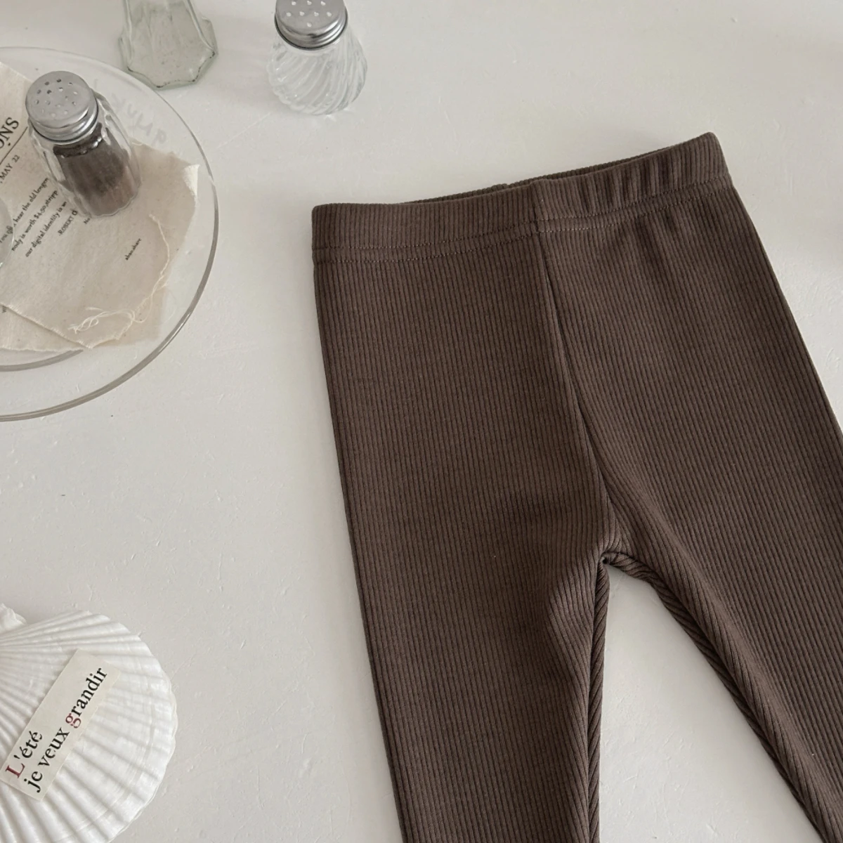 Koreanische Kinder-Freizeithosen Jungen Mädchen Hosen Kleinkind Elastische Taille Hose Weiche Sport-Hose Komfortable Jogginghose – Detail 8