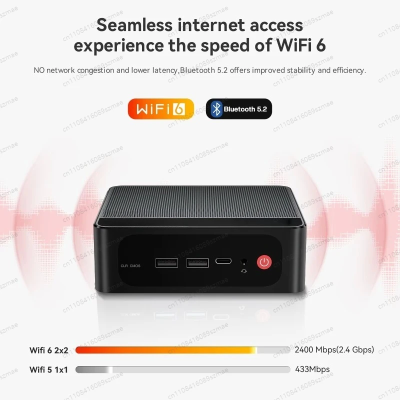 라이젠 7 7735HS 미니 PC, SER5 Max, 24GB LPDDR5 및 1TB PCIe SSD 탑재, WiFi 6, BT5.2, HDMI/DP/USB-C를 통해 트리플 4K 디스플레이 지원 썸네일 5