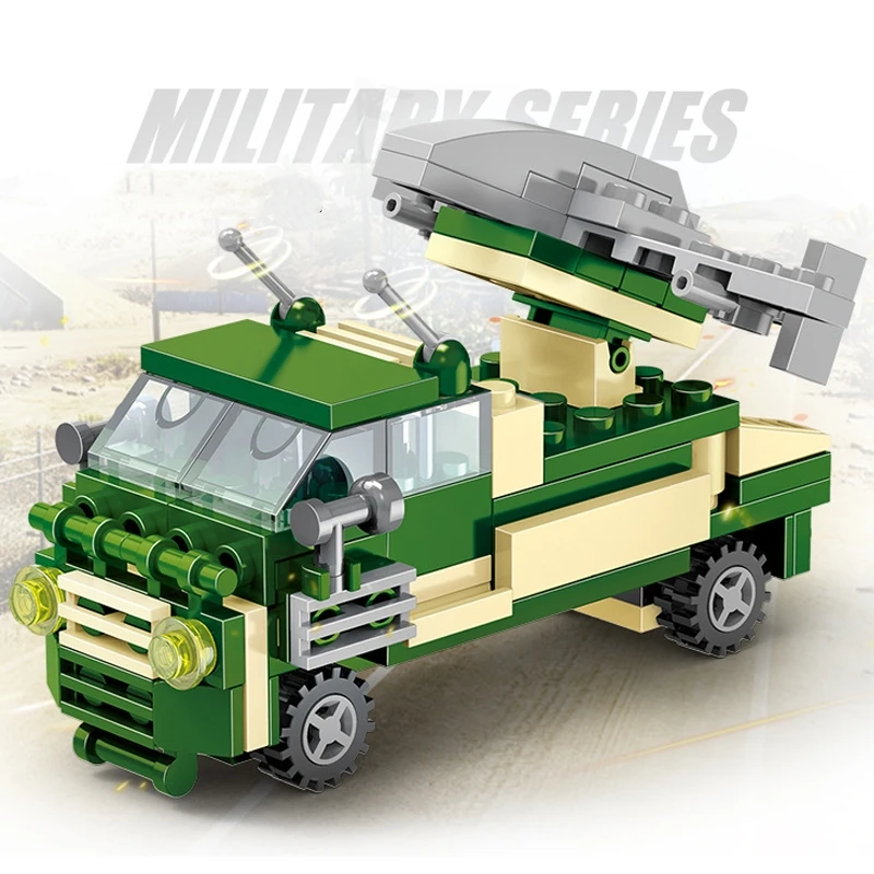 Military Iron Empire Fighter truck Building Blocks Main Battle Tank Panther Heavy Soldier Model Bricks Army Toys for Children