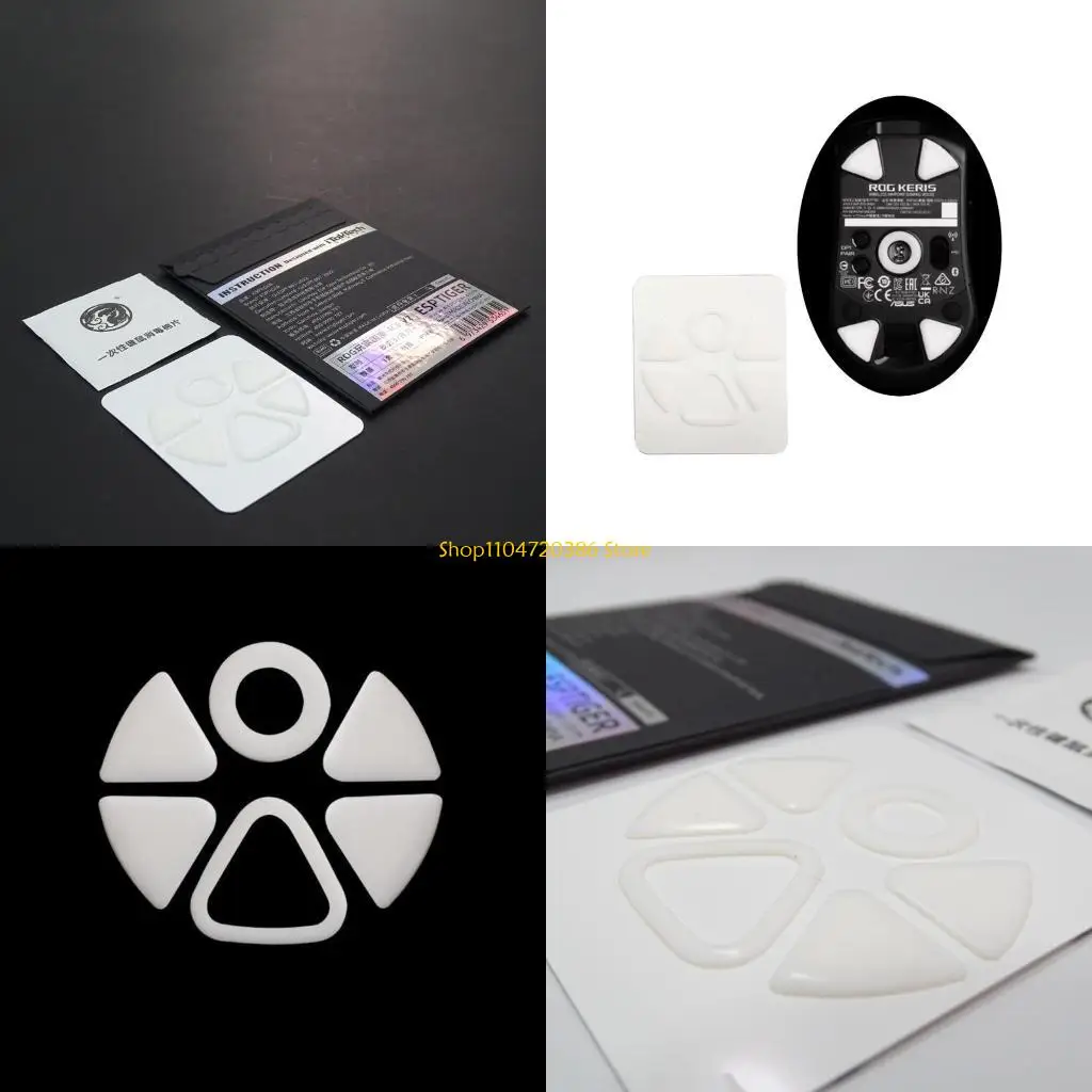 

K0EA 1Pack Mouse Feet Pedal for ROG III, for ROG Keris Wireless Aim Mouse Feet Glides Mouse Feet Sticker