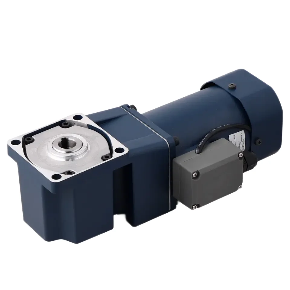 Single Phase Three Phase 3IK 4IK 5IK 40W 60W 120W 230v AC Induction Right Angle Hollow Shaft Brake Motor For Packaging Machinery