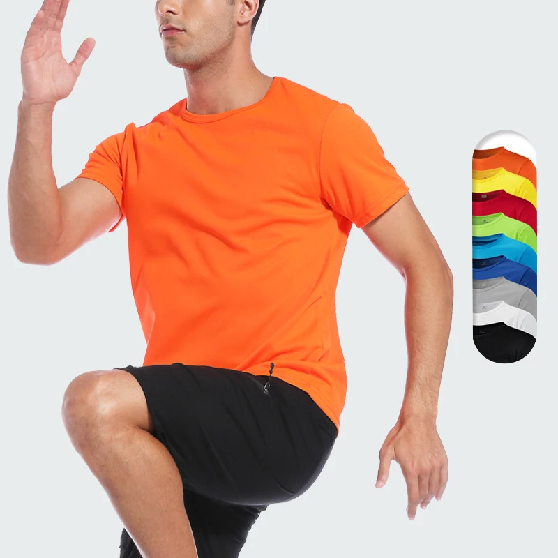 

Men Women Quick Dry Short Sleeve Sport T Shirt Gym Jerseys Fitness Shirt Trainer Running T-Shirt Teenager Breathable Sportswears