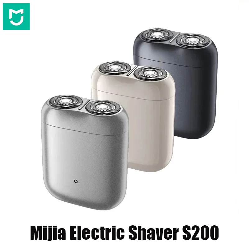 mijia-s200-electric-shavers-portable-ipx7-washable-dry-wet-razor-beard-trimmer-cutter-rechargeable-for-men-razors-machine