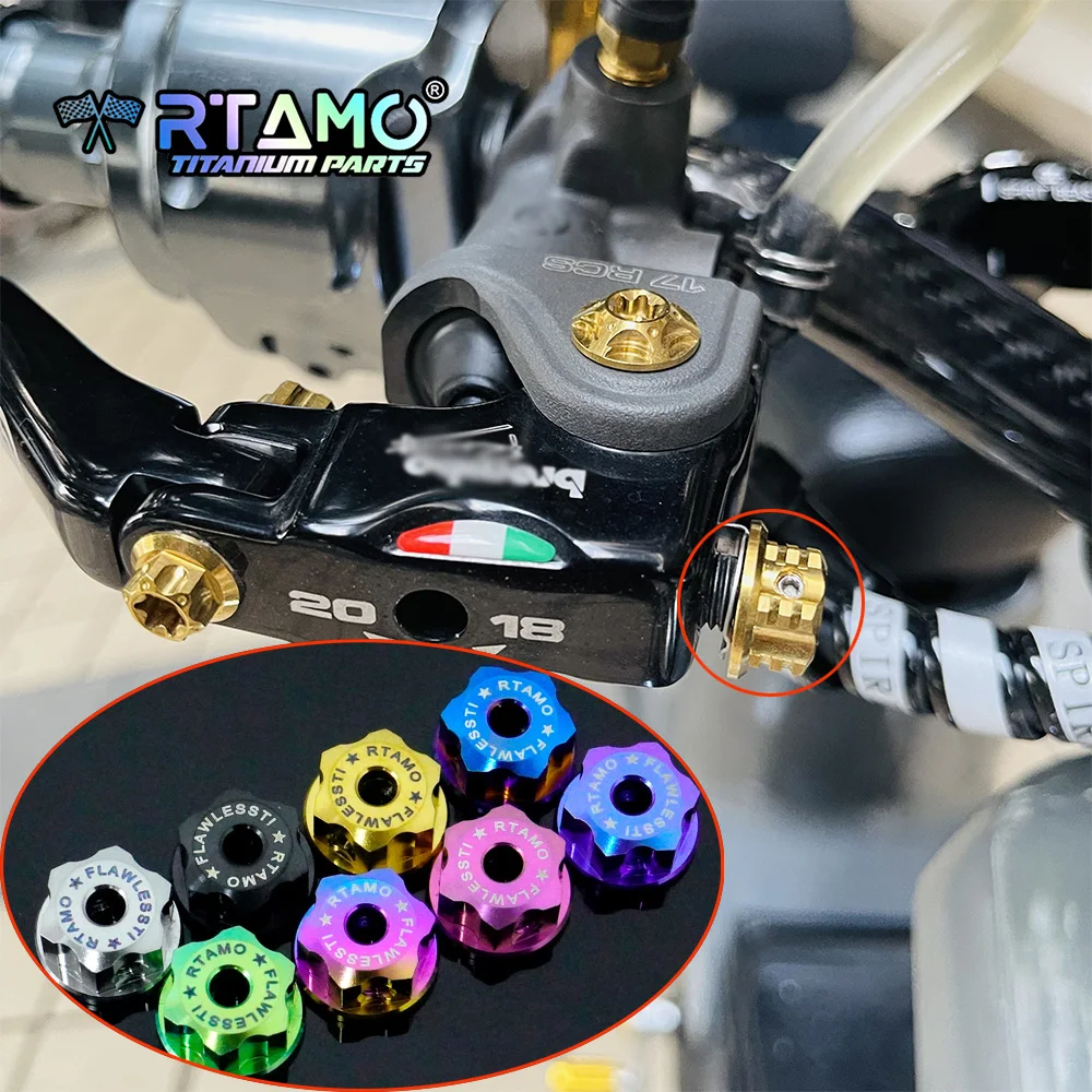 RTAMO Gr5 Titanium Adjust Nut for Brembo 17/18/19RCS/ RCS Corsa Corta