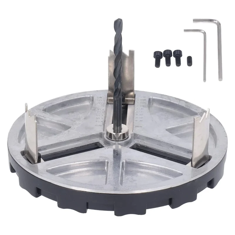 AEE6-Adjustable Hole Saw Metal Drill Hole Circular Size Tool For Wood Plastic Water Pipes