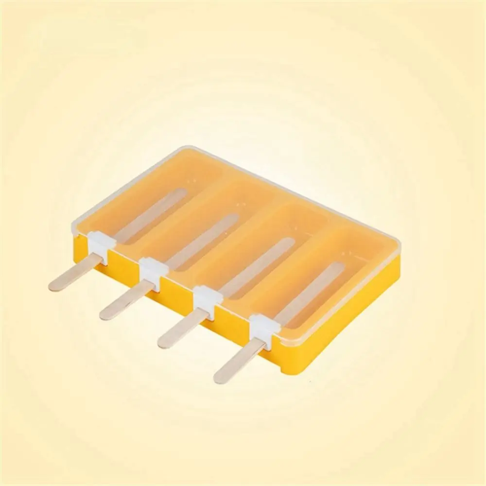

Homemade Kitchen Gadgets with 50 Wooden Sticks with Lids Popsicle Molds Ice Pop Maker Ice Cream Mold Ice Lolly Mould