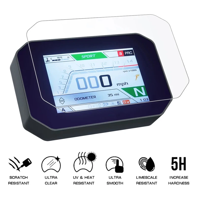 For RSV4 Tuono V4 1100 2021-2023 Tuareg 660 2021-2024 2022 2023 Motorcycle Scratch Cluster Screen Dashboard Instrument Film