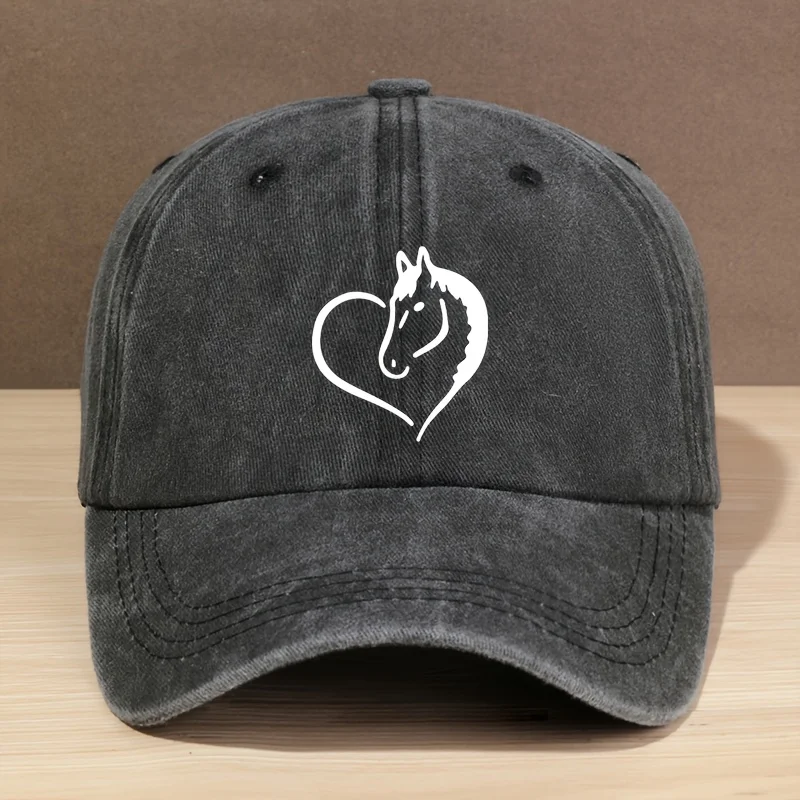 A Men'S Patterned Soft-Top Baseball Cap, a Stylish Trucker Hat for Women, Adjustable for Outdoor Activities Like Camping