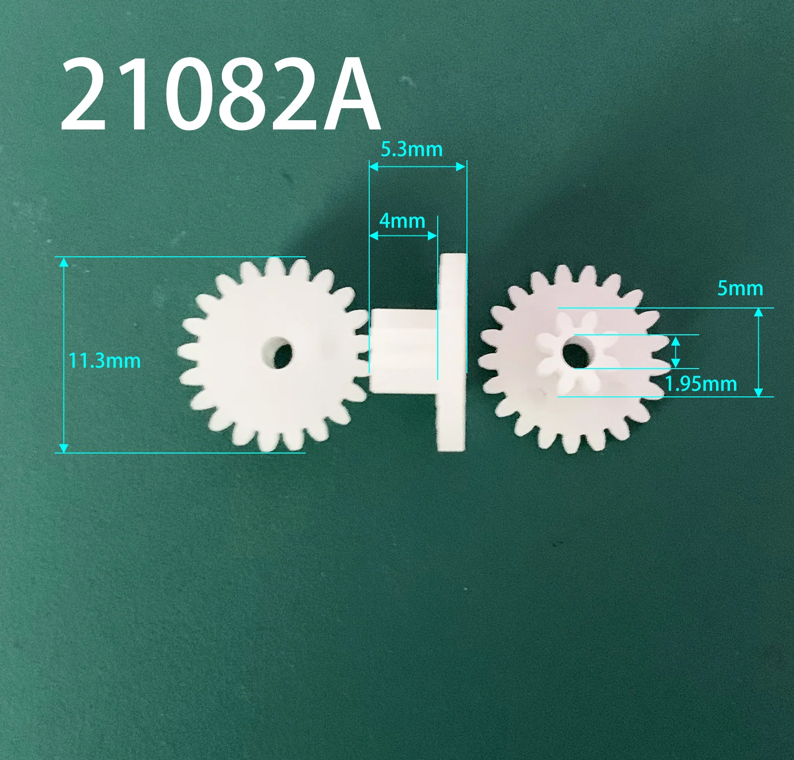 2層の歯のギア,0.5のプラスチック製おもちゃのアクセサリー,0.5メートルの2つのギア,21の歯,8つの歯のモジュール,100ピース/ロット