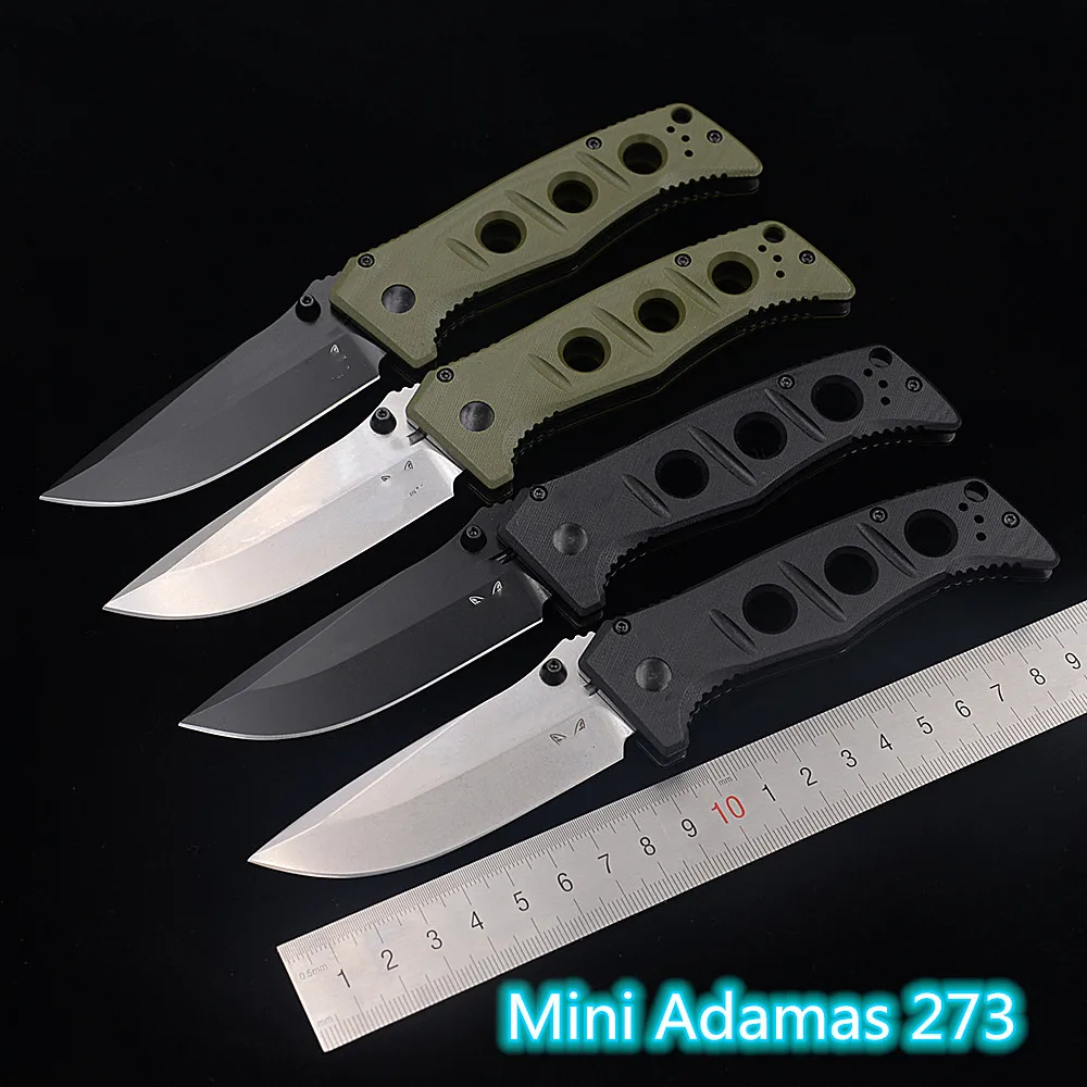 JUFULE Best Foam Mini Adamas 273 273BK Mark CPM-CRUWEAR Blade G10 Handle Camp Kitchen Hunt Pocket Outdoor EDC Tool Folding Knife