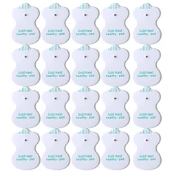 10/20pcs EMS Electrode Pads Reusable Massage Patch for Tens Electrodes Digital Therapy Machine Massage 3.5mm Plug Body Massager